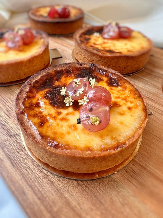 Gooseberry & Labne Tart